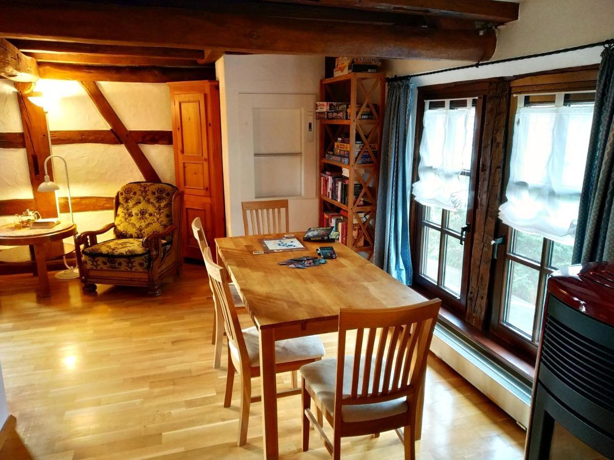 Ferienhaus Marre - Mit Grill, Feuerstelle Und Gartensauna Waldbrunn  Eksteriør billede