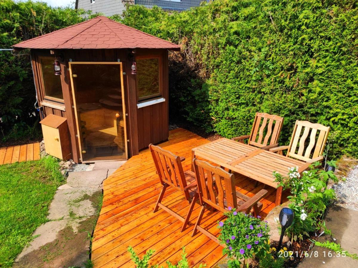Ferienhaus Marre - Mit Grill, Feuerstelle Und Gartensauna Waldbrunn  Eksteriør billede